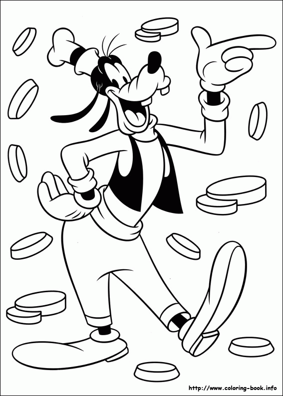 Goofy kolorowanki